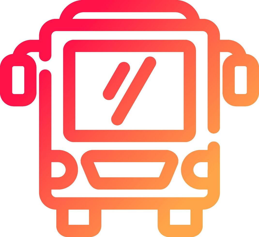 Bus kreatives Icon-Design vektor