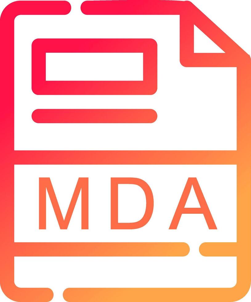 mda kreativ Symbol Design vektor