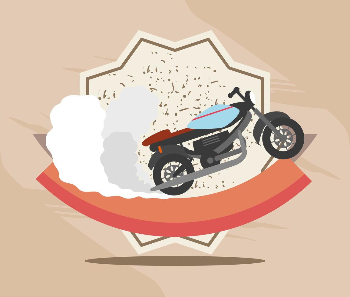 Speed-Motorrad-Banner vektor