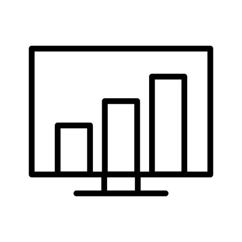 Vektorstatistik Ikon vektor