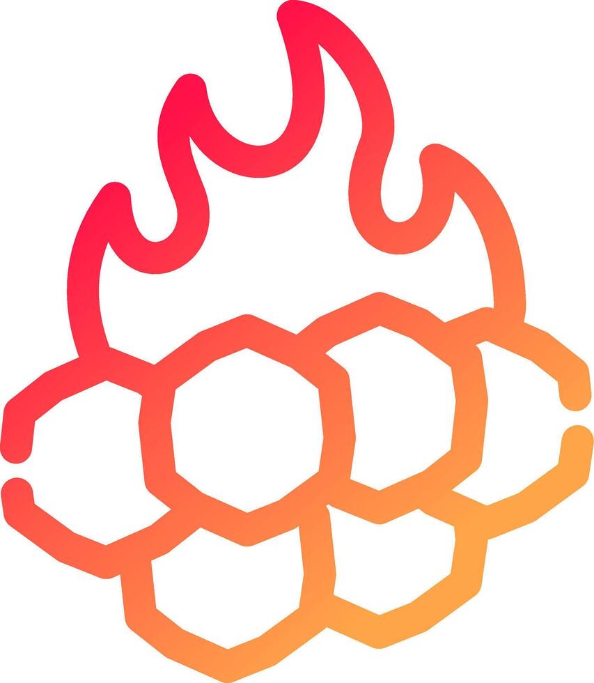 Lagerfeuer kreativ Symbol Design vektor