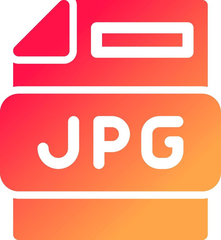 jpg-Datei kreatives Icon-Design vektor