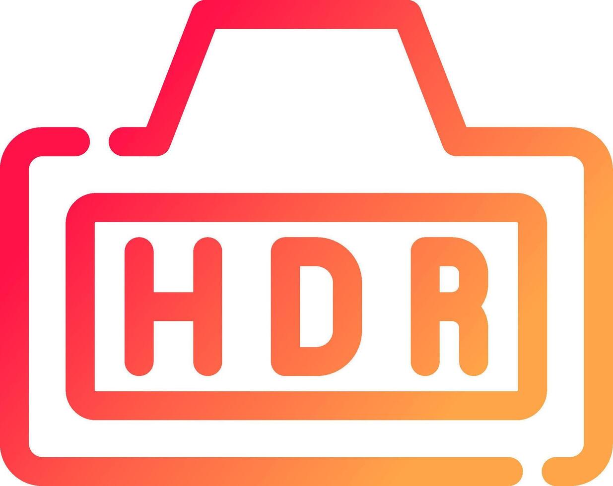 hdr kreativ ikon design vektor