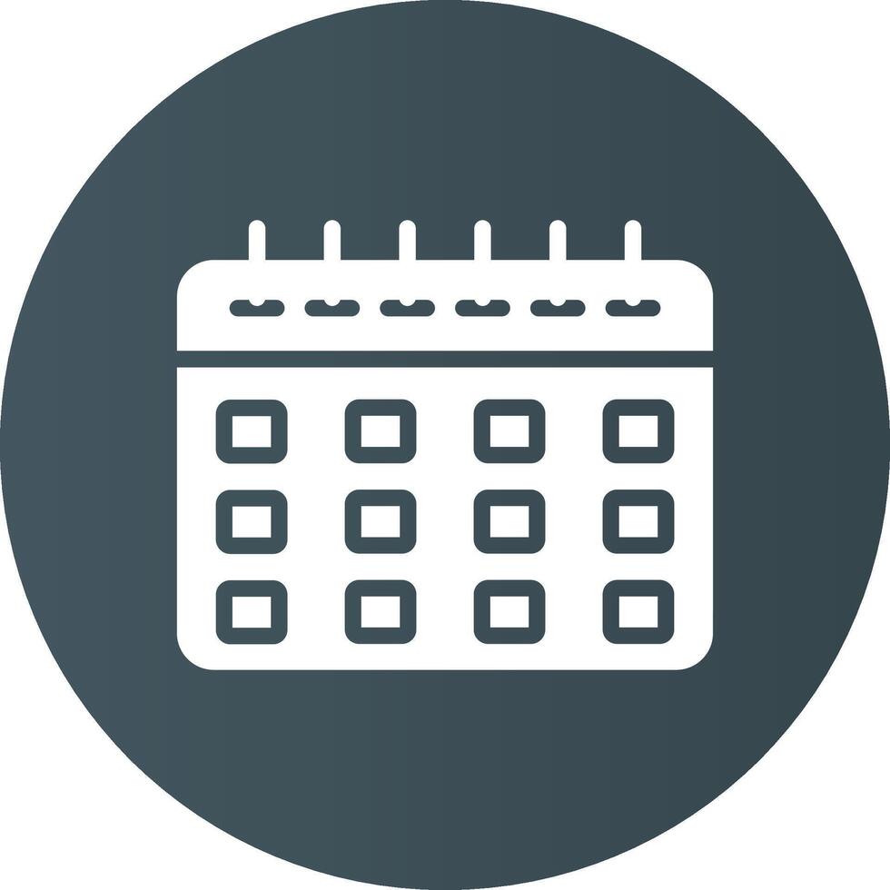 Kalender kreatives Icon-Design vektor