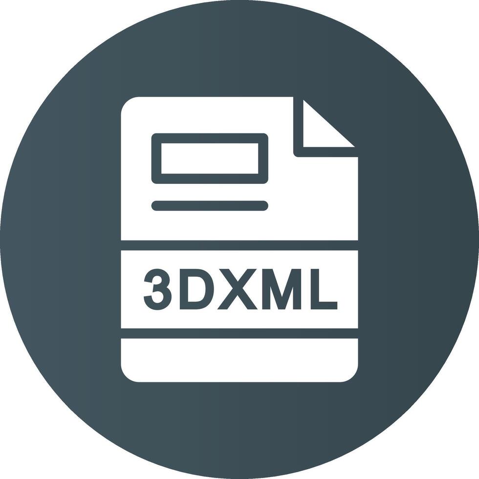 3dxml kreativ ikon design vektor