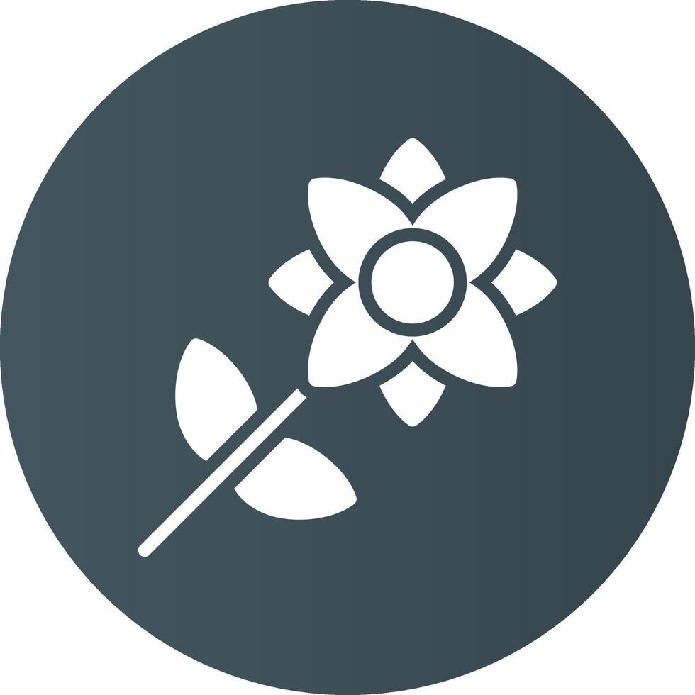 kreatives Icon-Design mit Blumen vektor