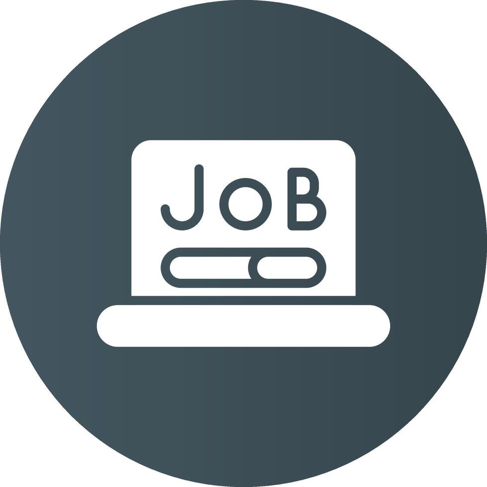 kreatives Icon-Design für die Jobsuche vektor