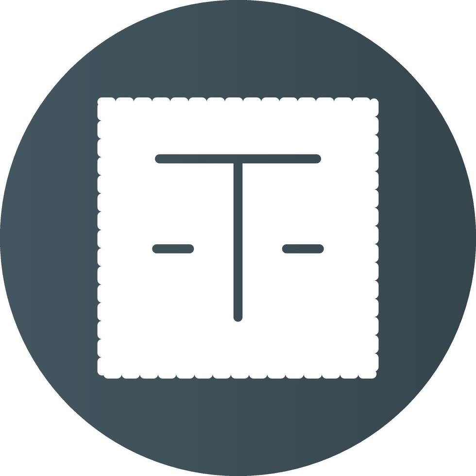 Textfeld kreatives Icon-Design vektor