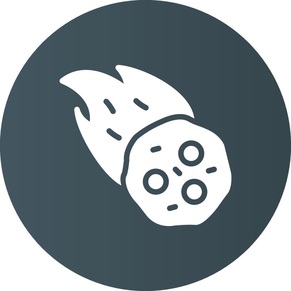 Meteor kreatives Icon-Design vektor