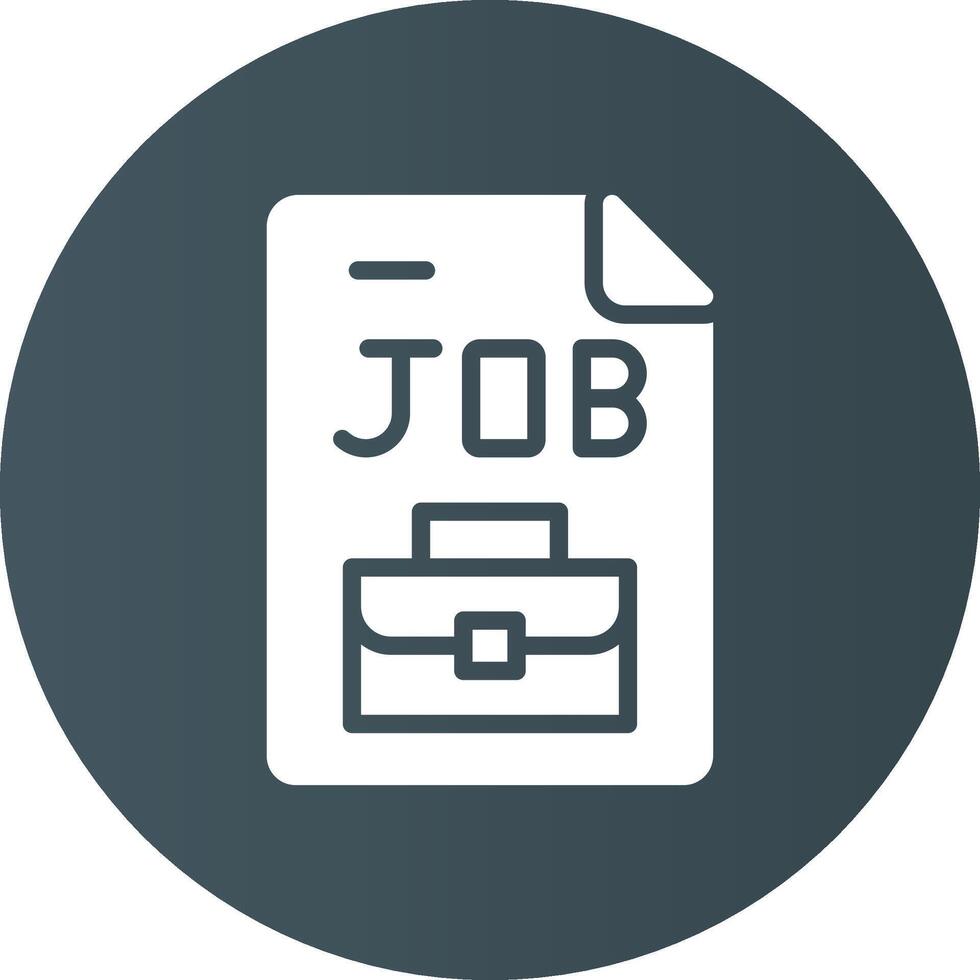 Job kreatives Icon-Design vektor