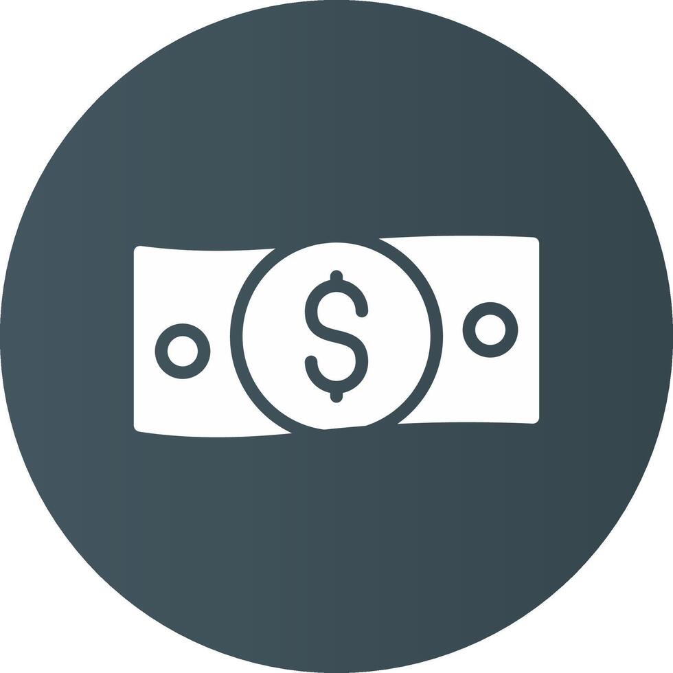 Geld kreatives Icon-Design vektor