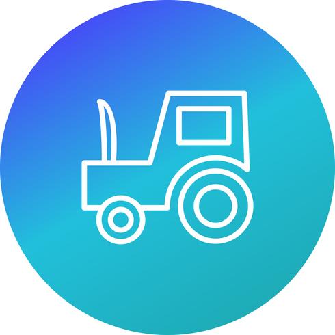 Vektor Traktor Ikon