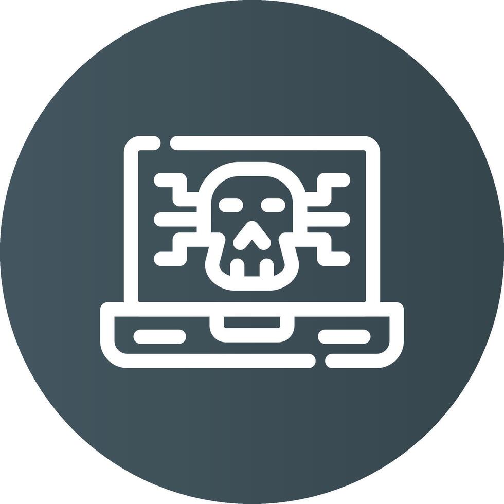 Kreatives Icon-Design für Malware vektor