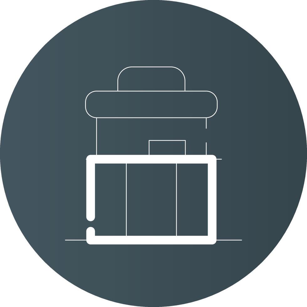 Food Stand kreatives Icon-Design vektor