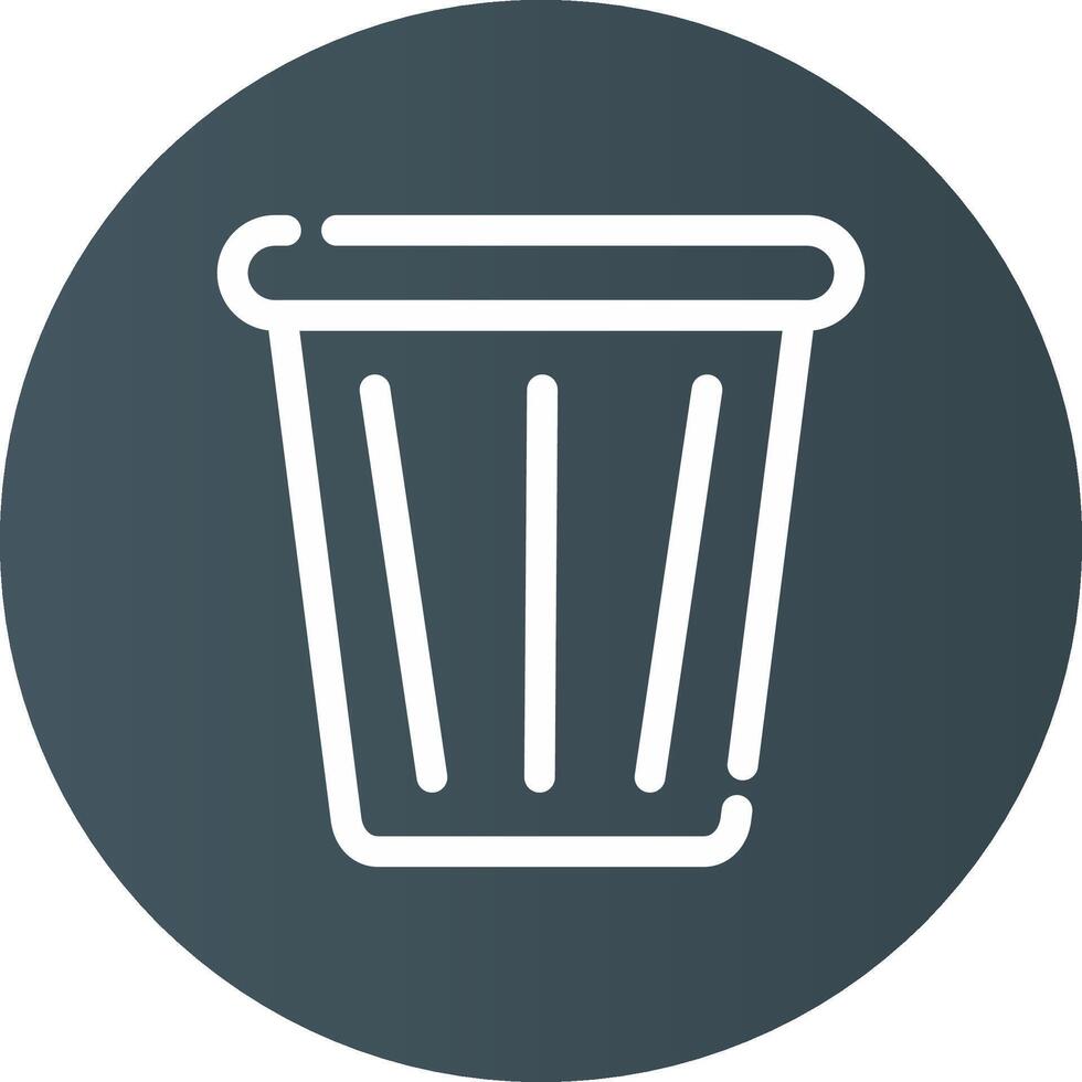 Trash-kreatives Icon-Design vektor