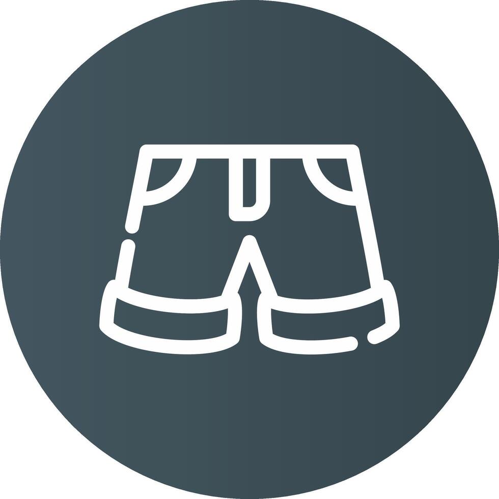 shorts kreativ ikon design vektor