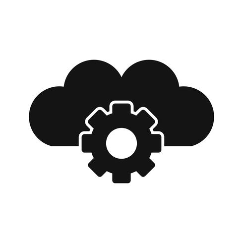 Vektor Cloud Settings Icon