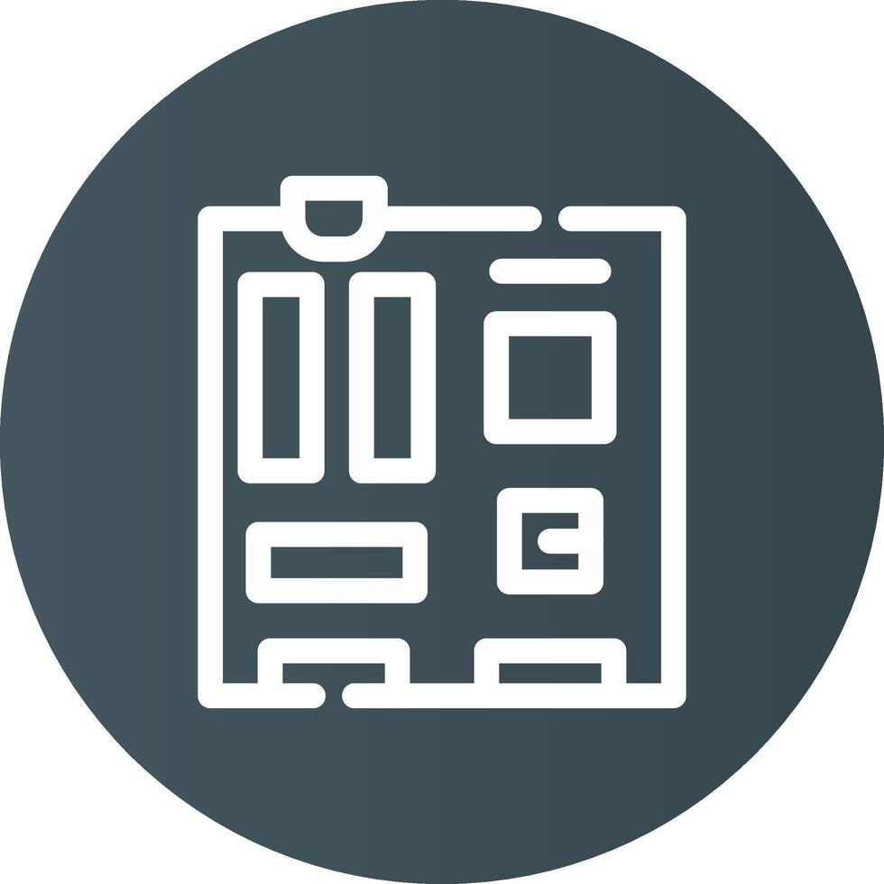 Motherboard kreatives Icon-Design vektor