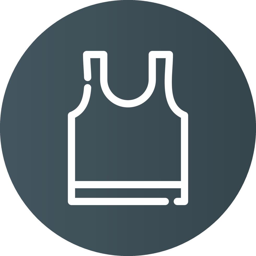 Tanktop kreatives Icon-Design vektor