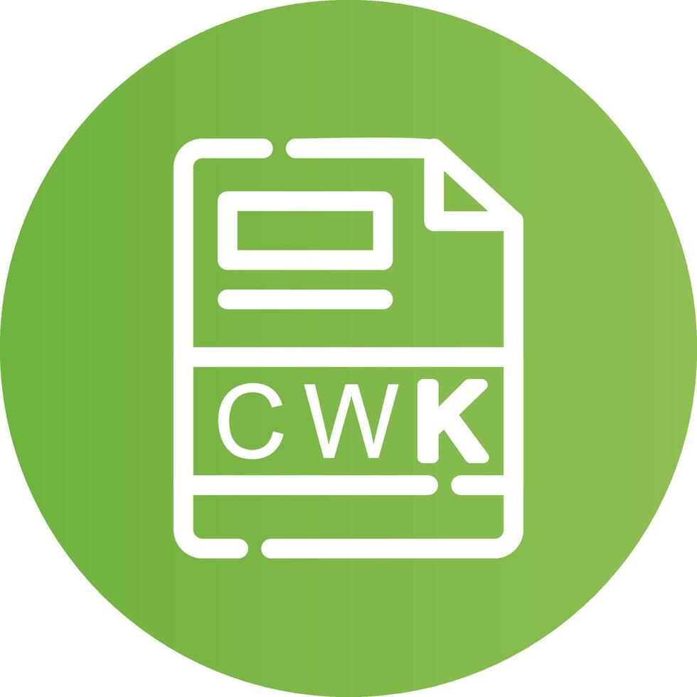 cwk kreativ Symbol Design vektor