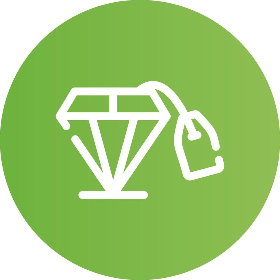 Diamant kreatives Icon-Design vektor