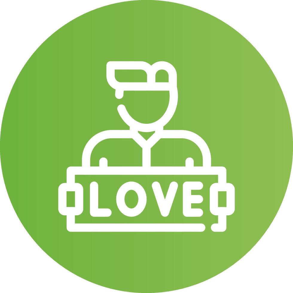 liebe kreatives Icon-Design vektor