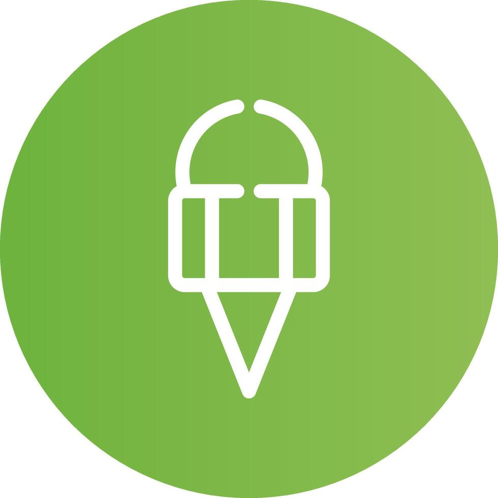 Eis kreatives Icon-Design vektor