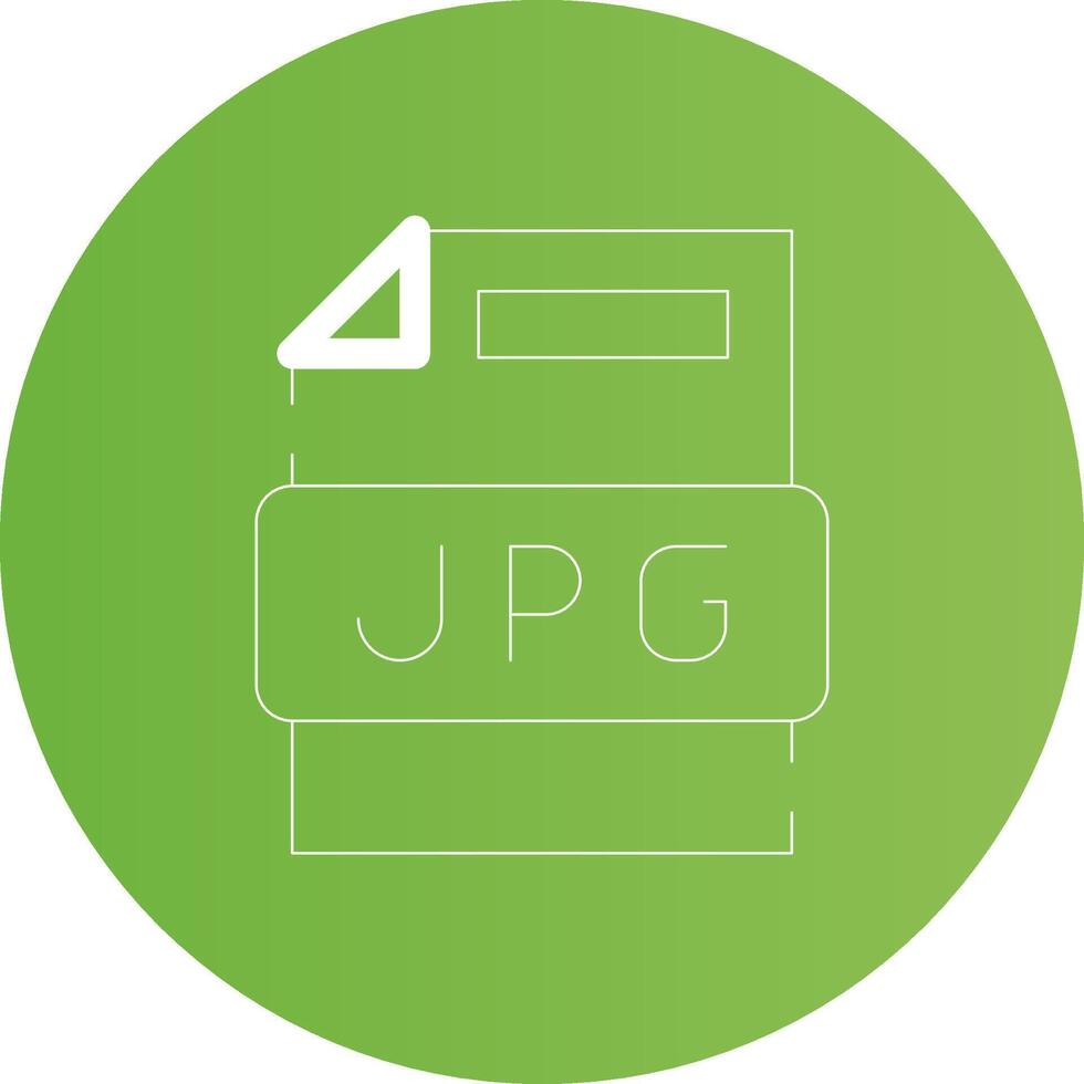 jpg-Datei kreatives Icon-Design vektor