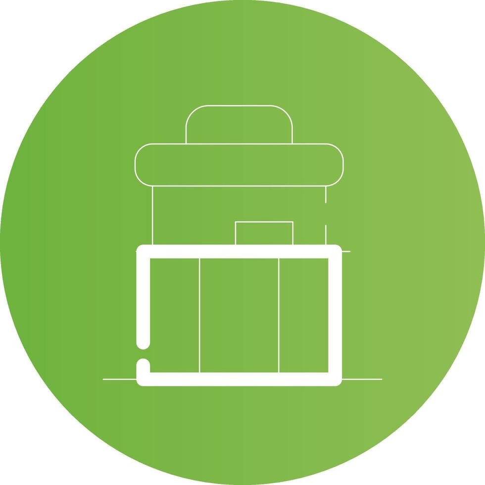 Food Stand kreatives Icon-Design vektor