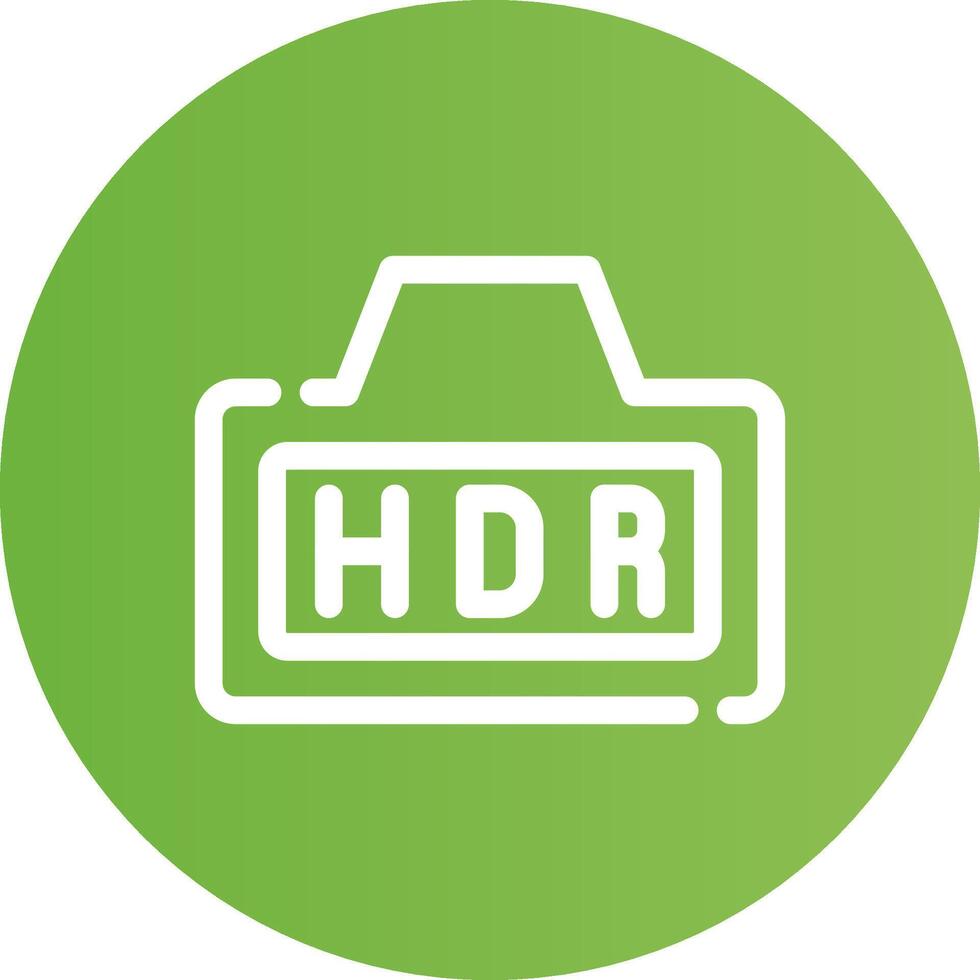 hdr kreativ ikon design vektor