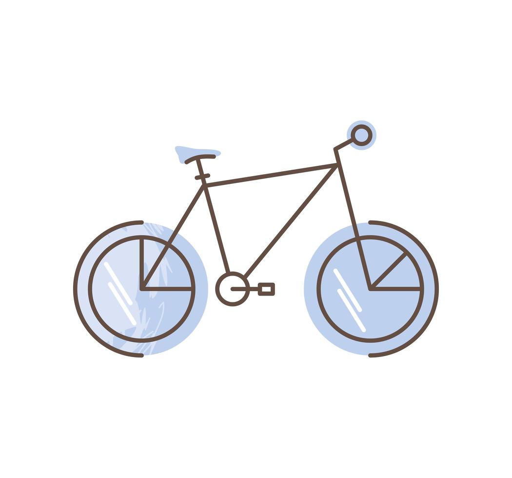 cykeltransport rekreation vektor