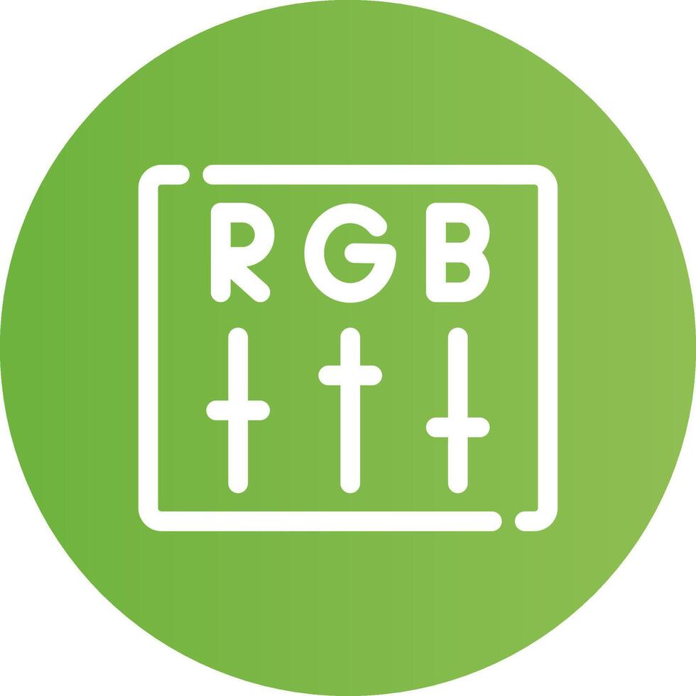 RGB-kreatives Icon-Design vektor