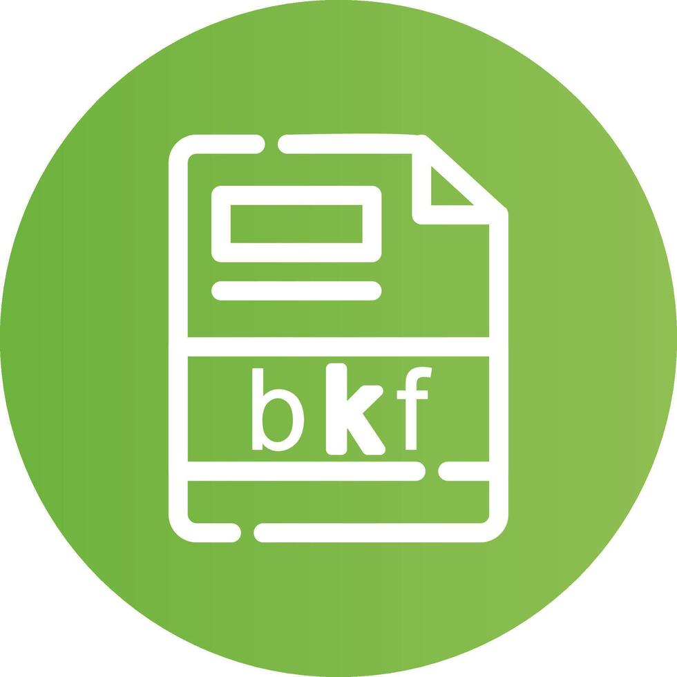 bkf kreativ Symbol Design vektor