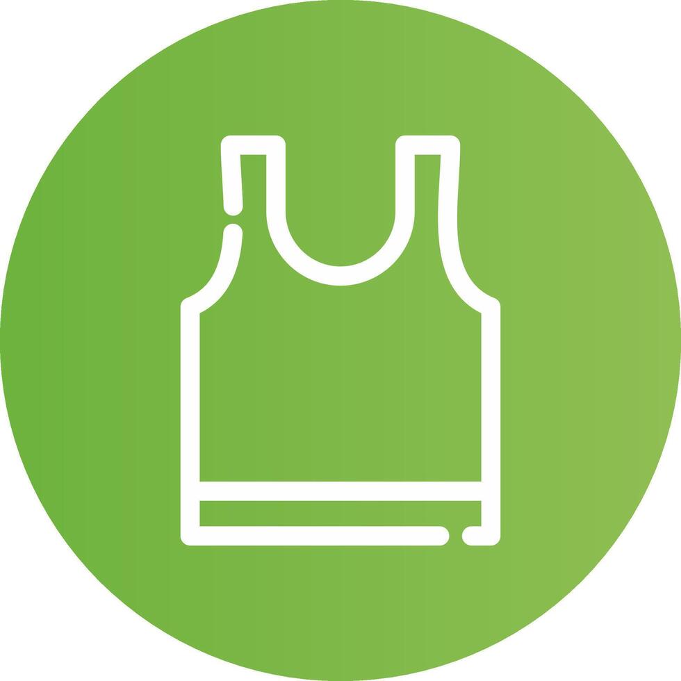 Tanktop kreatives Icon-Design vektor