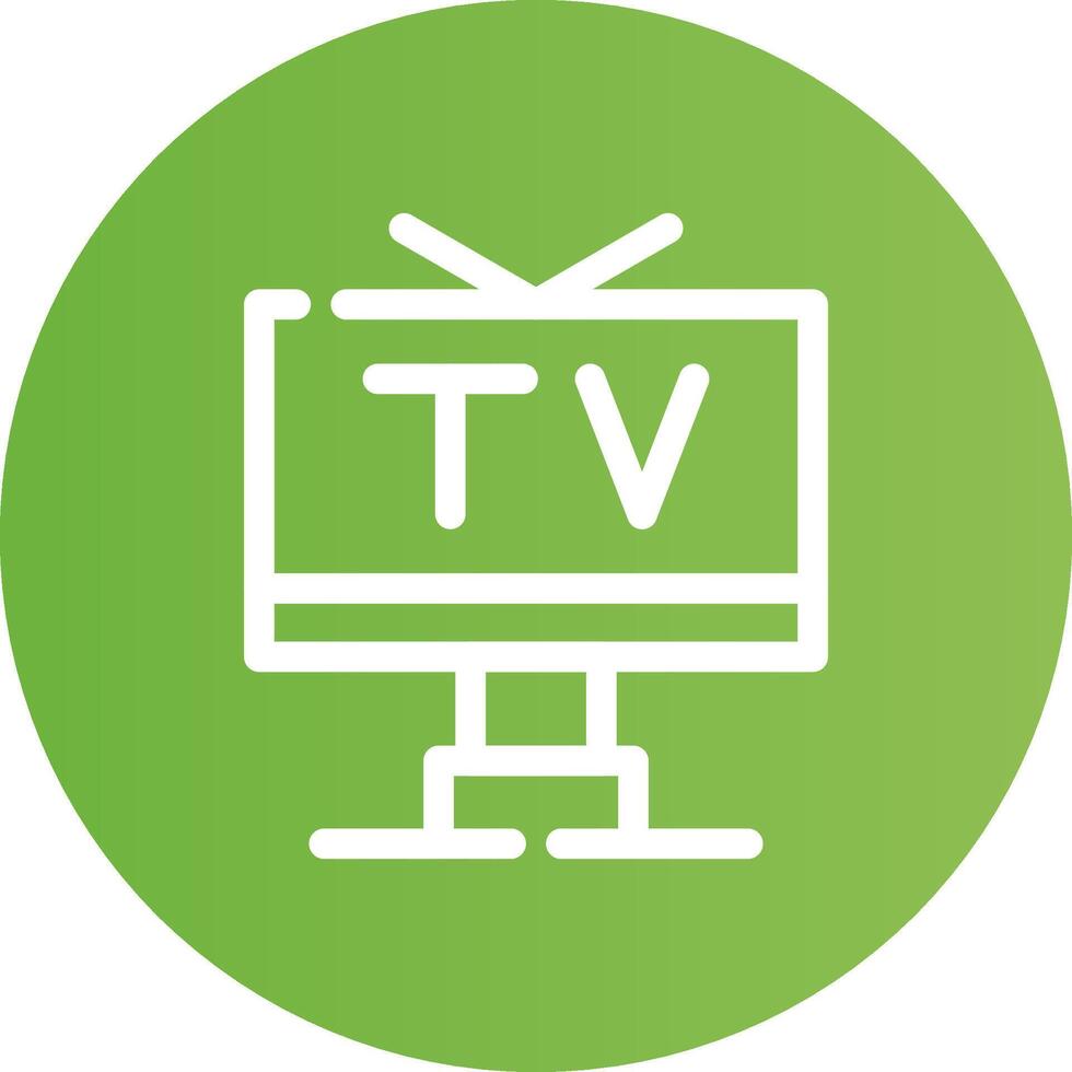 TV-kreatives Icon-Design vektor