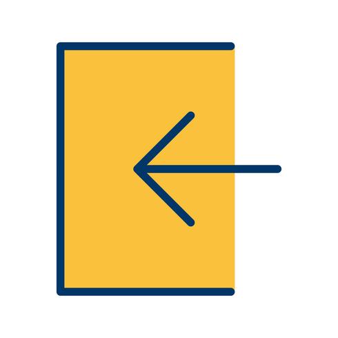 Logga in ikon vektor illustration