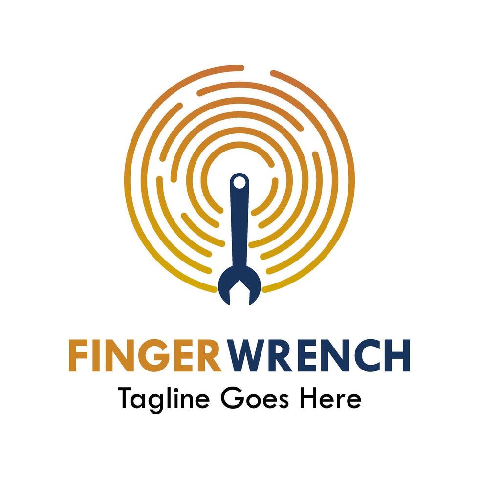 finger rycka logotyp mall illustration vektor