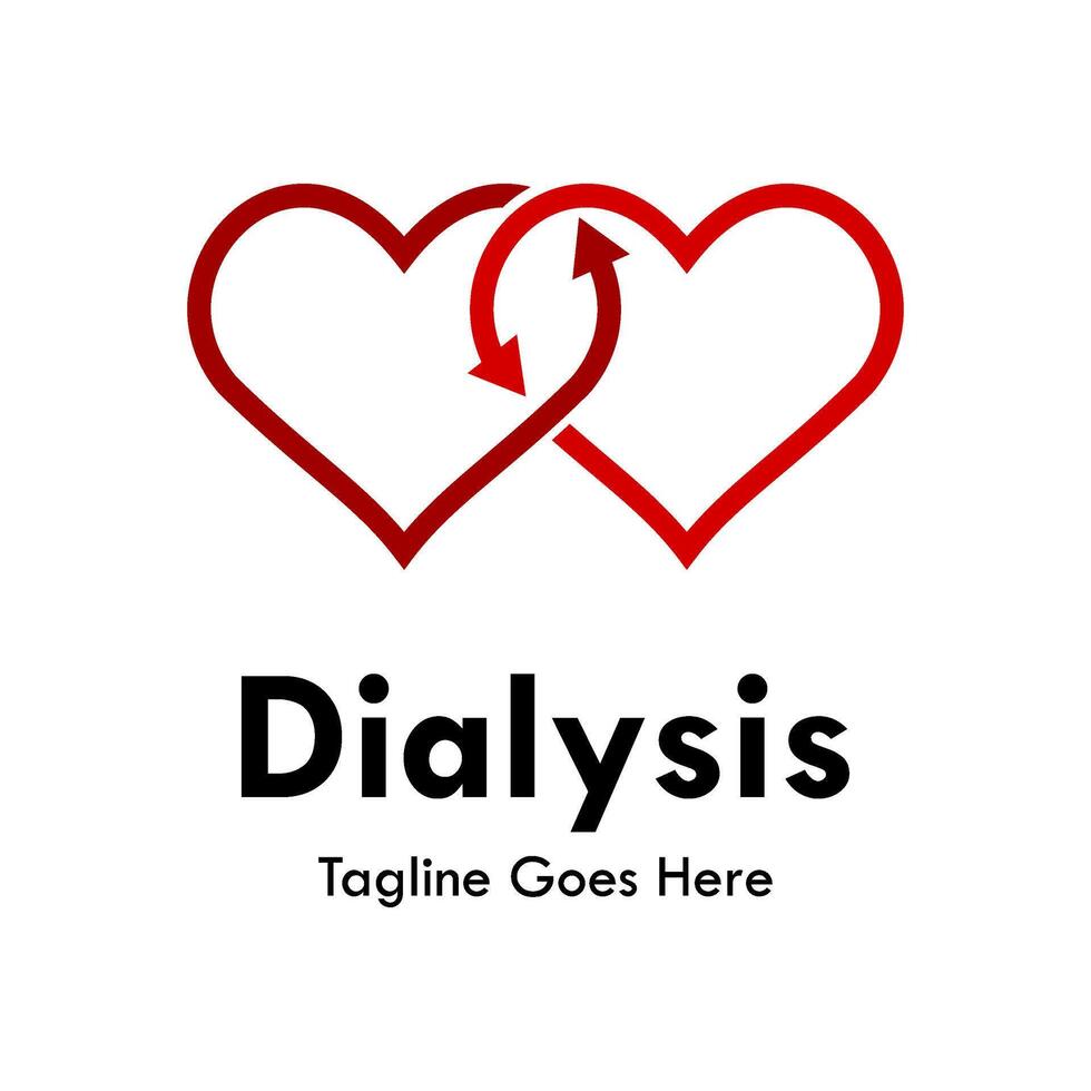 dialys design logotyp mall illustration vektor