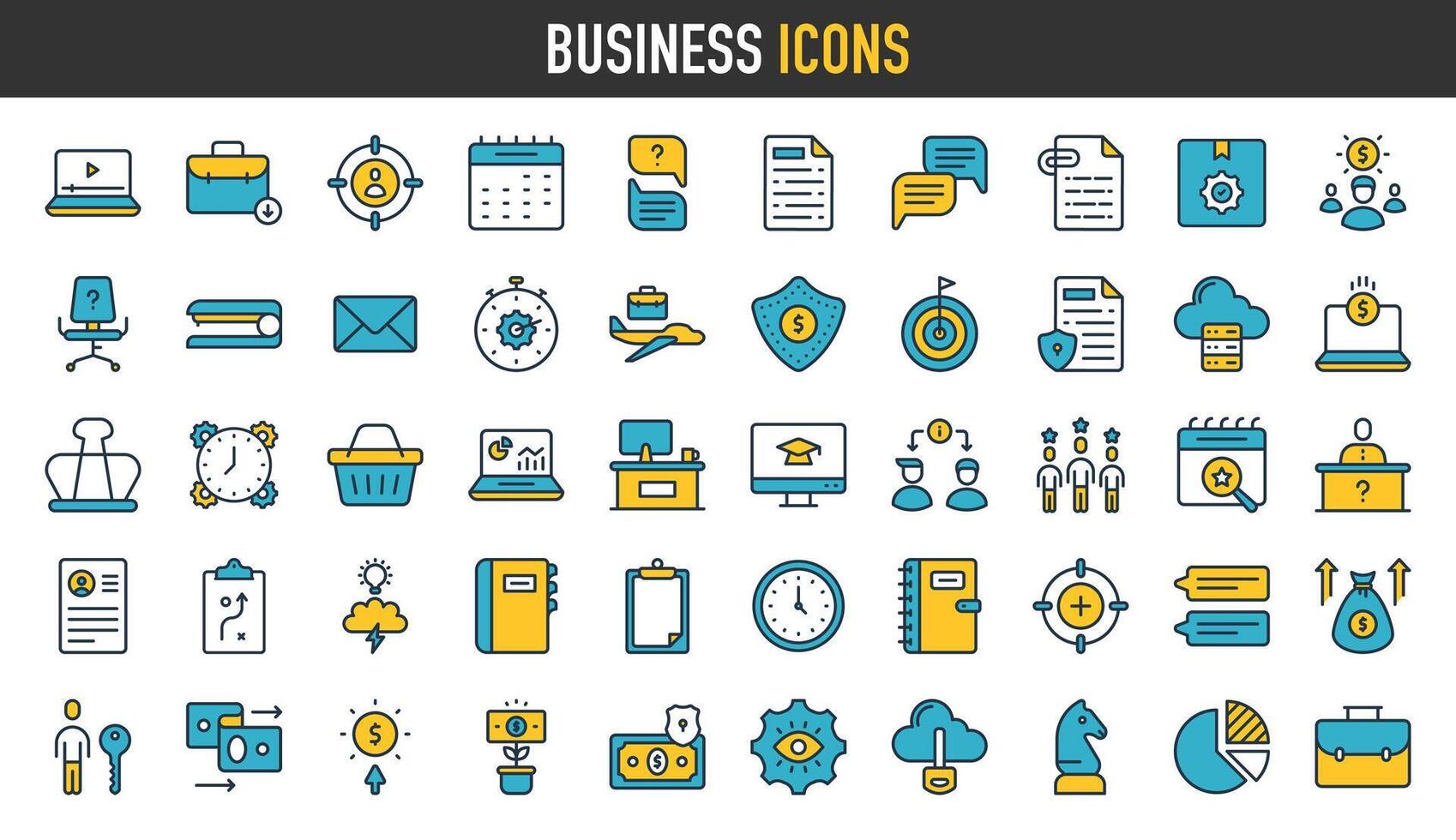 företag ikon uppsättning med marknadsföring, förvaltning, social, lojalitet, service, bibehållande, handslag, näve stöta och Mer tecken vektor ikoner illustration.