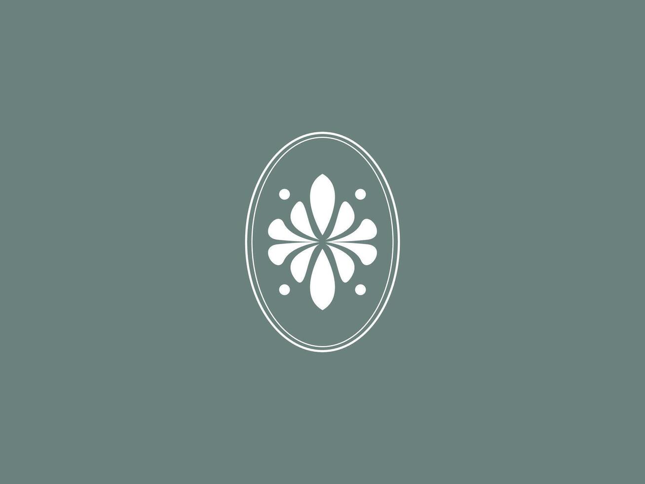 sauber und minimal Logo Vorlage mit Initiale und Wortmarke zum rein Eleganz Spa, Kosmetik, und Schönheit Geschäft vektor