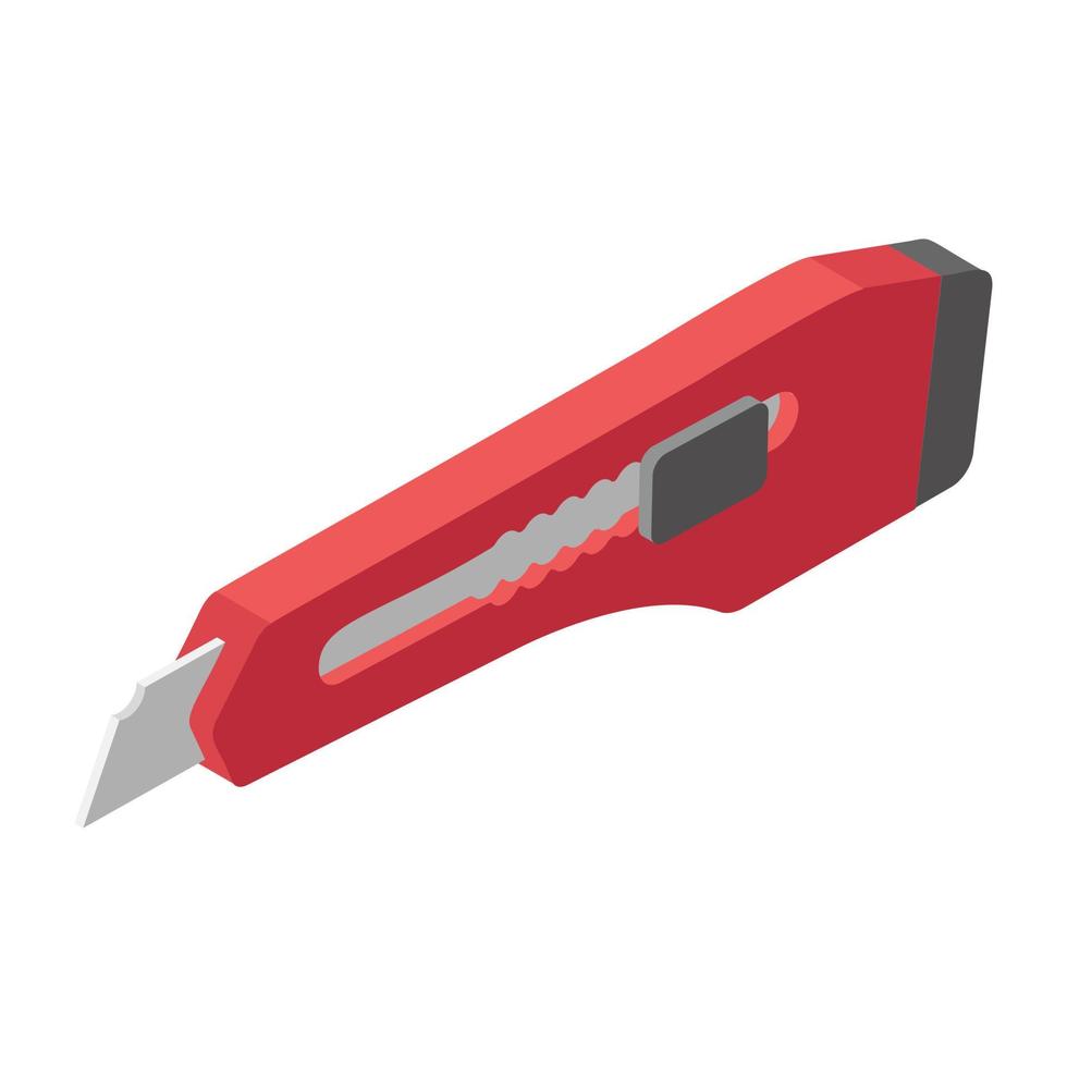 box cutter koncept vektor