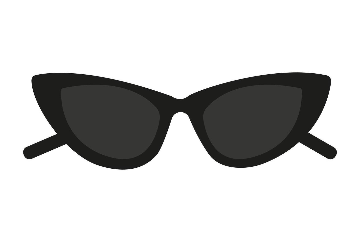 trendig solglasögon. vektor grafik i platt stil