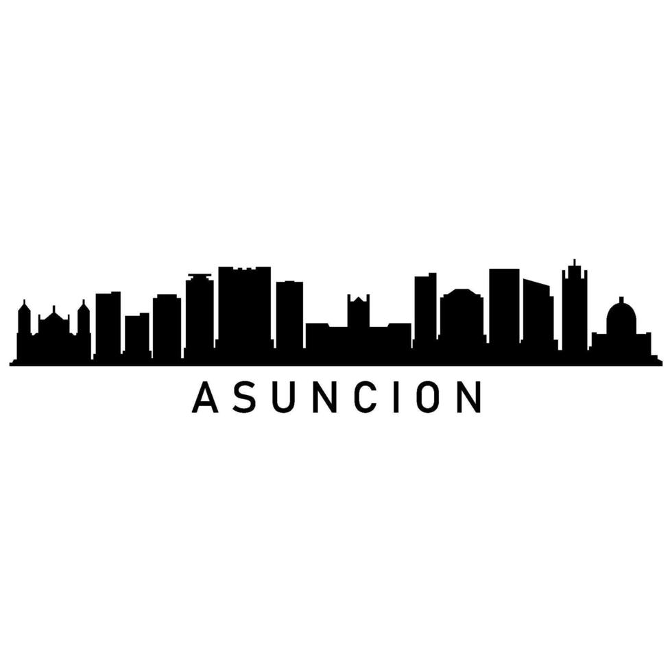 Asuncion Horizont illustriert vektor