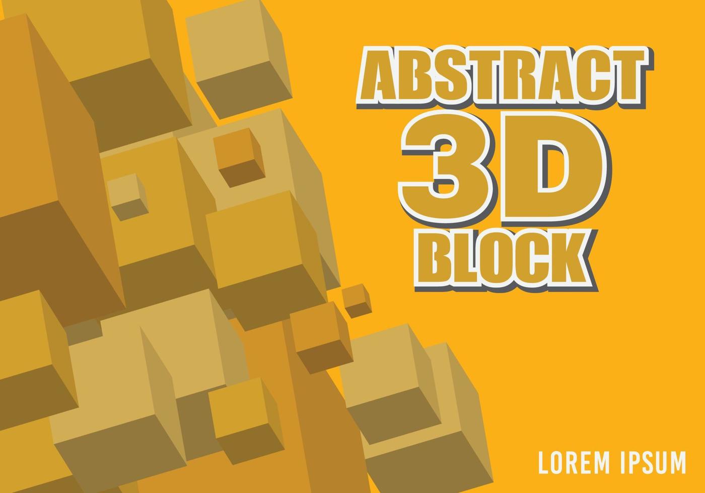 abstrakter pastellfarbener 3D-Formhintergrund vektor