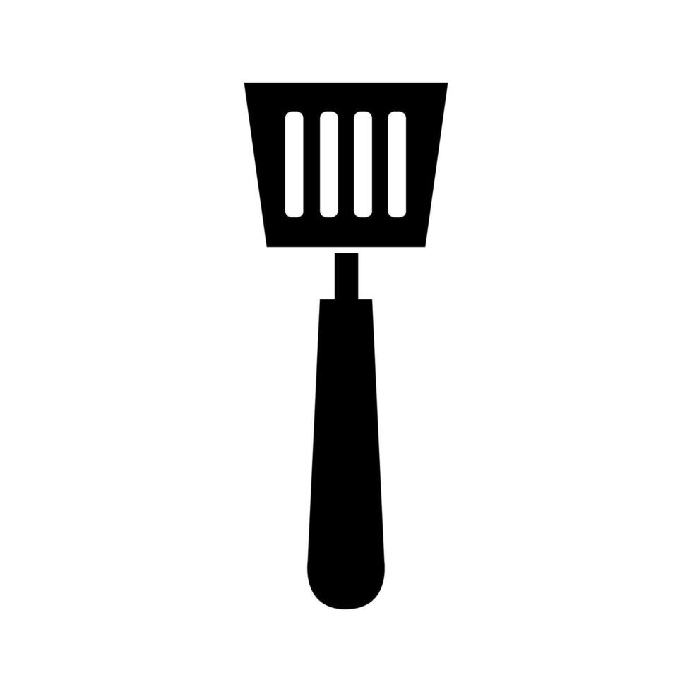 Küche Spatel illustriert auf Weiß Hintergrund vektor