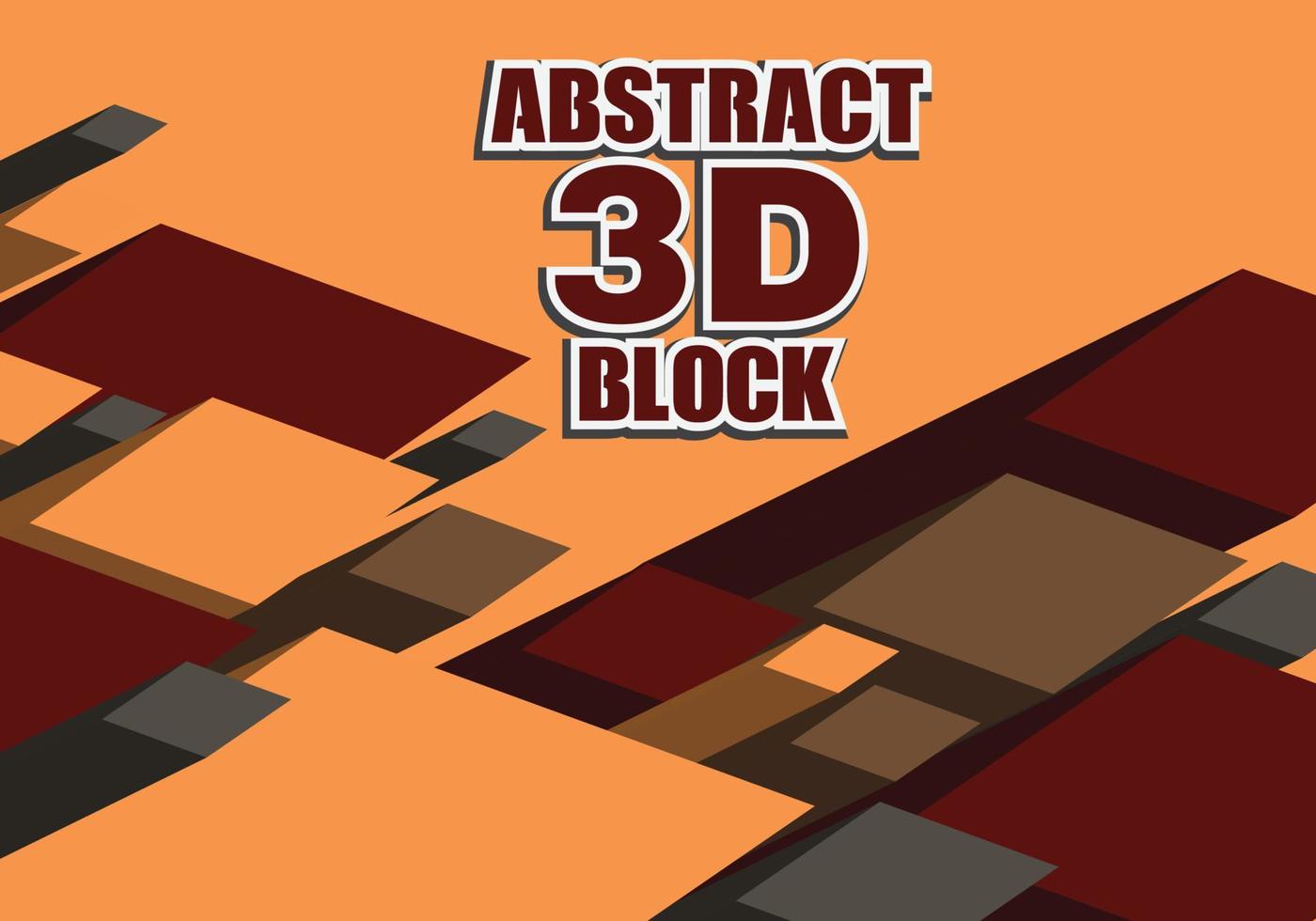 abstrakter pastellfarbener 3D-Formhintergrund vektor