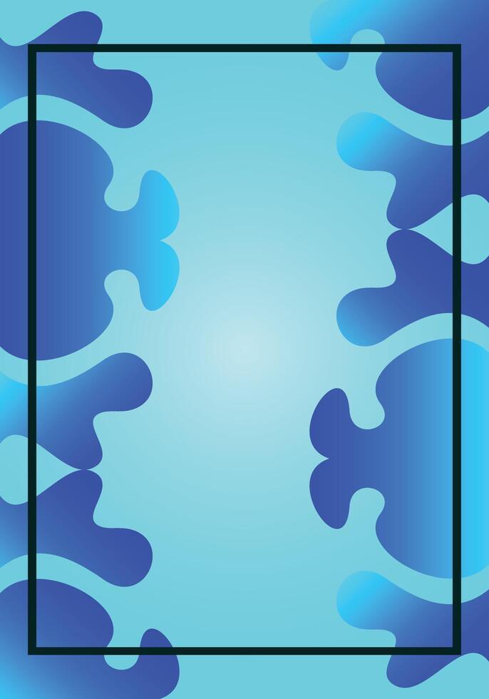 abstrakt Vinka blå vertikal bakgrund vektor