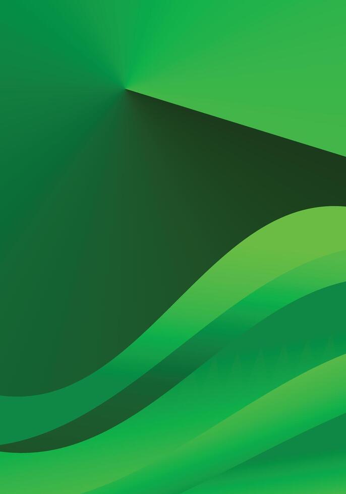 abstrakt Vinka grön vertikal bakgrund vektor