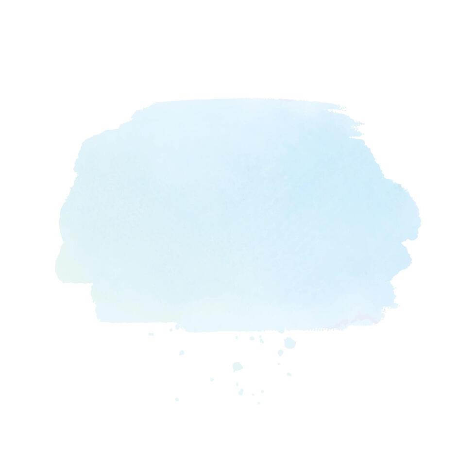 Vektor erröten Blau Aquarell Flecken Farbe Schlag. abstrakt Rosa Aquarell Hand gemalt