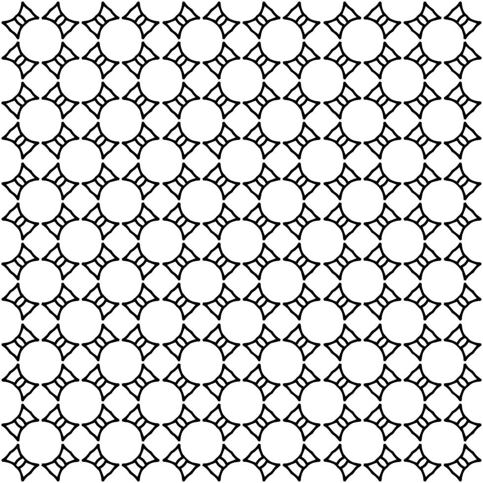 nahtloses abstraktes Schwarzweiss-Muster. Hintergrund und Hintergrund. Ziermuster in Graustufen. vektor